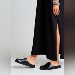 Porte & Paire x The Frankie Shop Leather Slip On Clog 10.5